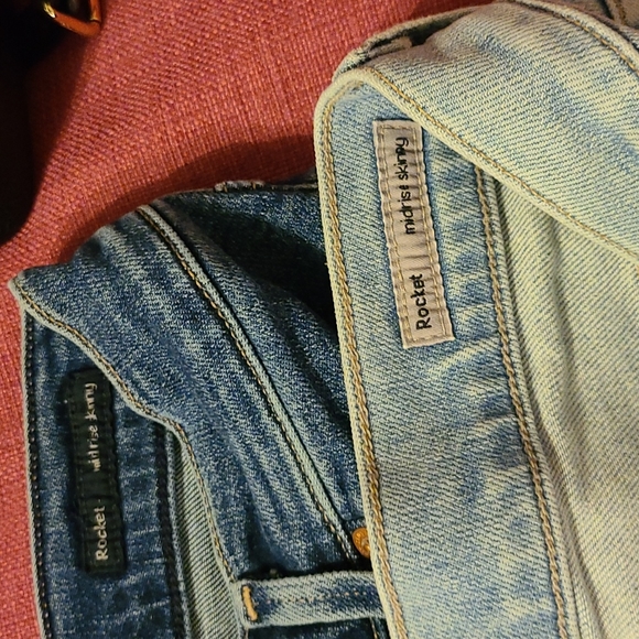 NWOT aritzia Citizen of humanity rocket medium denim 28 - Picture 8 of 11